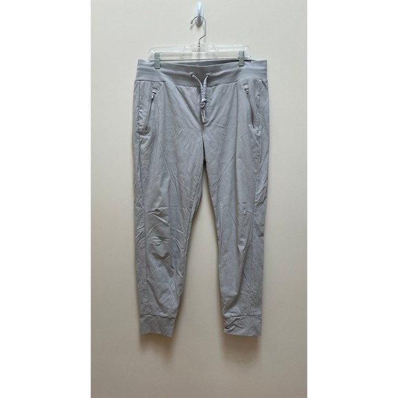 Athleta Pants - Athleta Women Trekkie North Jogger 16 Grey Activewear Hiking Travel Zip